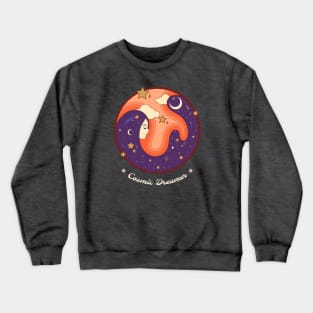 Cosmic Dreamer Moon Child Crewneck Sweatshirt